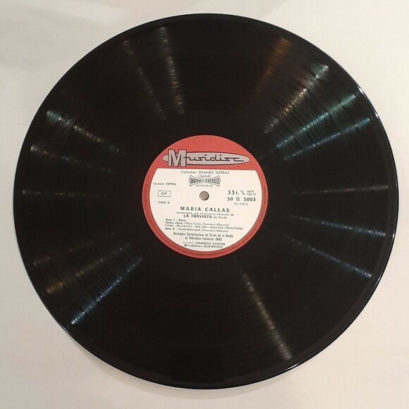 MARIA CALLAS LA TRAVIATA Grand Opera LP French Gabriele Santini Giulio Mogliotti - Picture 5 of 6